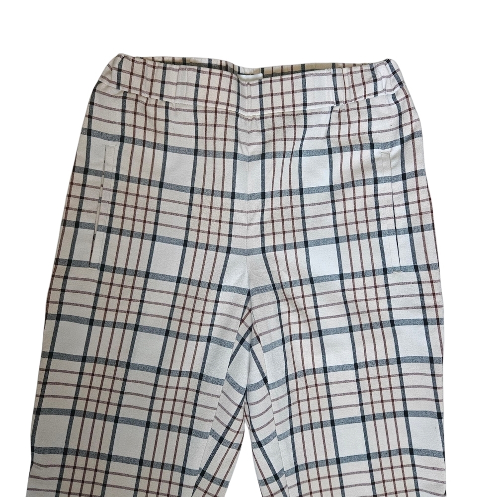 Wilfred Darontal Greyscale Isla Tartan Career Pant Size 0 - Picture 5 of 9